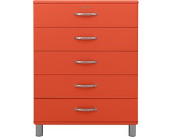 Tenzo Malibu ladekast metaal/hout 86x41x111 cm