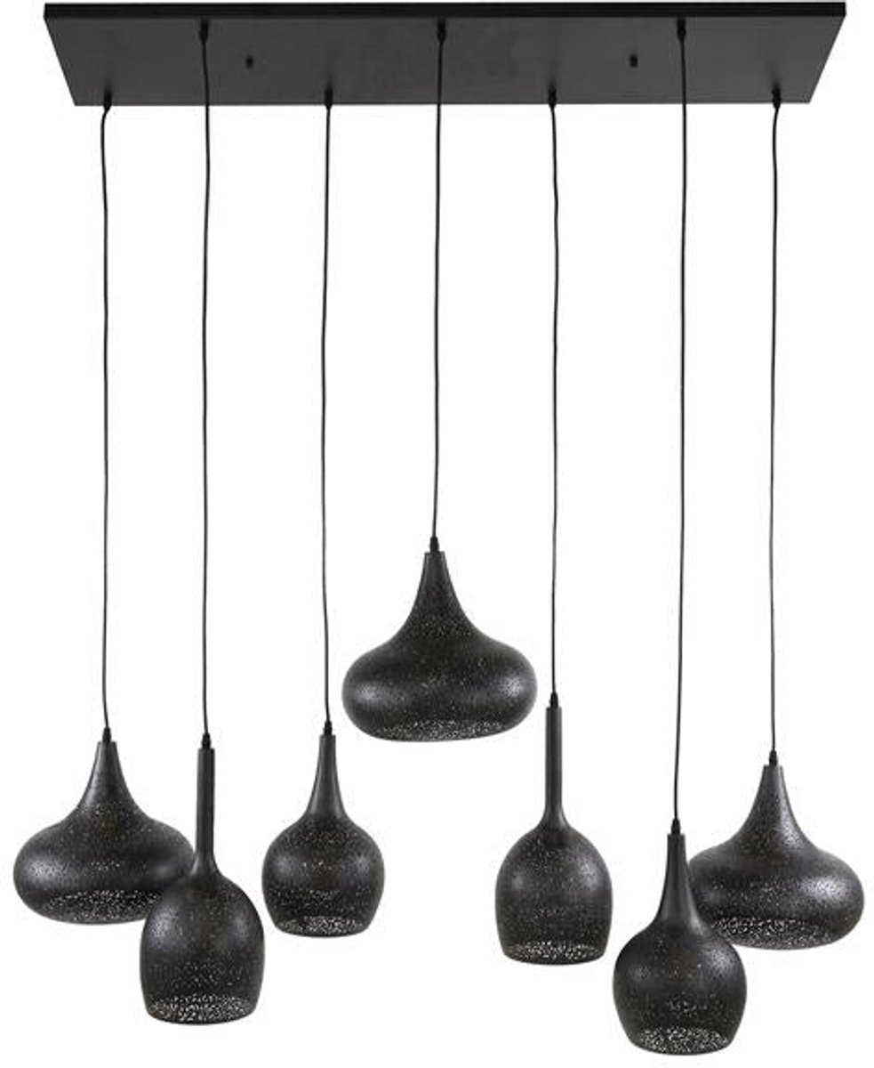 Hanglamp Industrieel Eclectisch - Hang Lamp voor Boven Dinertafel Eetkamer - Metalen Plafond Lamp in Verschillende Groottes en Maten (120cm)