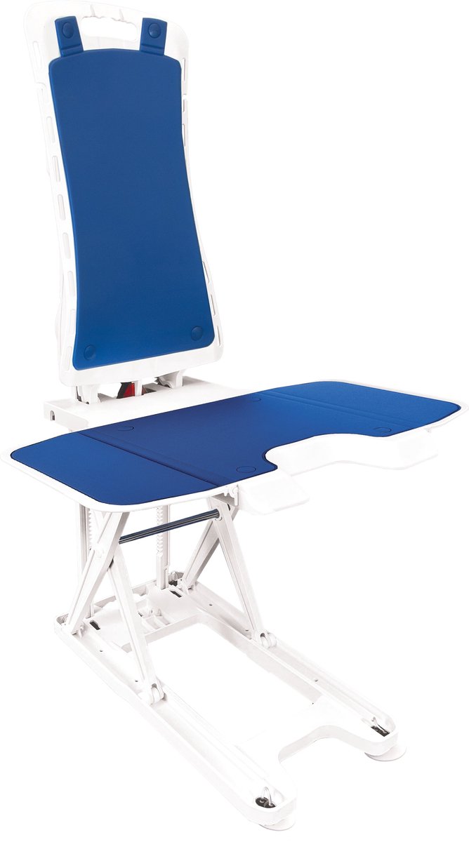 Badlift Bellavita Nova - Comfort - Blauw - Badlift met afneembare rugleuning - Belastbaar tot 140 kg - Gemaakt in de EU – 5 jaar garantie