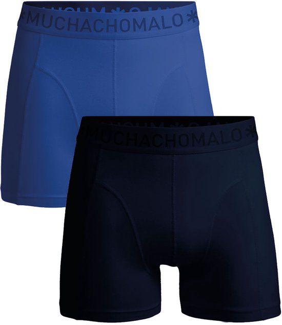 Muchachomalo Boxershorts voor heren, effen katoenen