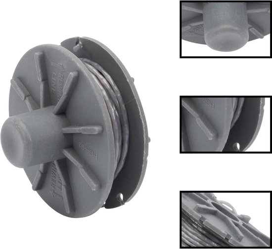 Draadspoel - geschikt voor Gardena 5307-20 - grastrimmer draad - voor gras trimmer - grastrimmers - Gazongereedschapaccessoire - spoelen - 6m - 6 stuks van Merkloos	 — afbeelding 2