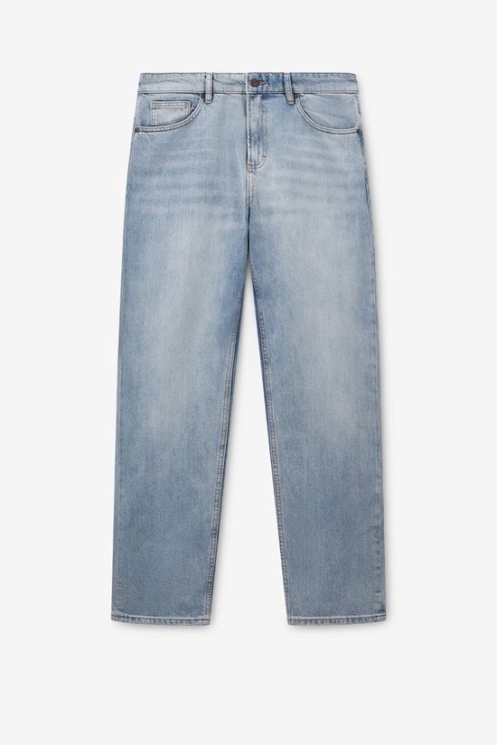 Lichtblauwe Loose Fit Jeans