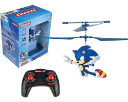 Véhicule Carrera RC - Hélicoptère RC - Flying Sonic the Hedgehog - Soaring Sonic - Blauw - 2,4 GHz Modèle RC Prêt à Voler - Carrera