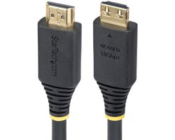 StarTech.com 50cm High Speed HDMI Kabel met Grip Connectors, 4K 60Hz/1440p 144Hz, HDR10/HDCP 2.2/ARC, 18Gbps, UHD HDMI Kabel voor TV/Monitor/Display, TPE