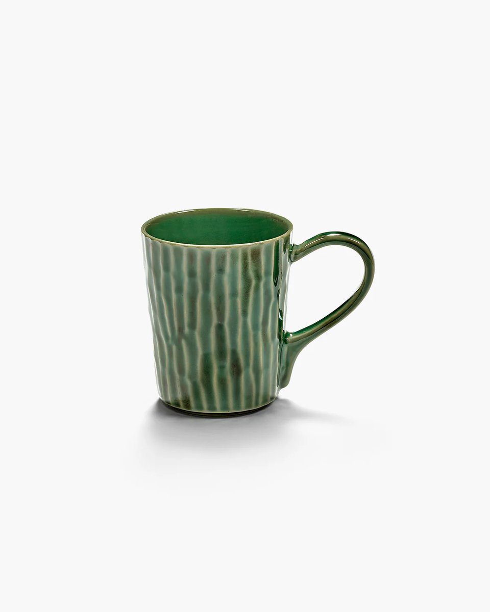 Serax Pascale Naessens Verde Lanza theekop 37cl groen (set van 2)
