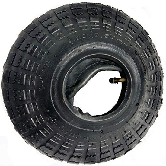 Set binnenband en buitenband 4.10/3.50-4 voor kruiwagen en transportkar – Duurzaam rubber tot 60 kg — afbeelding 2