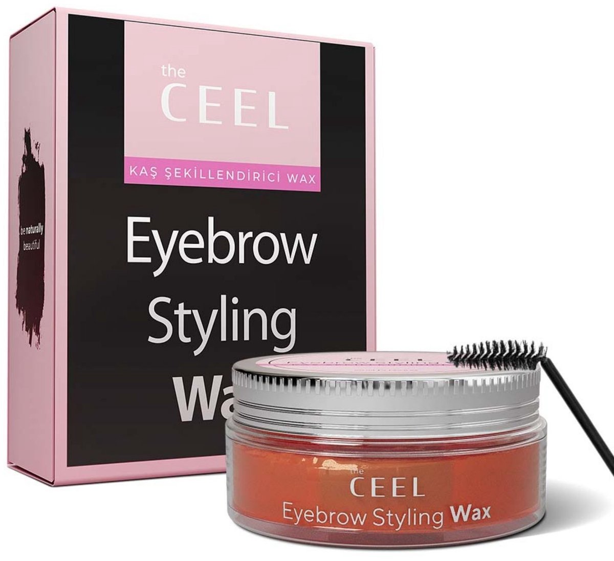 Bol.com The CEEL Wenkbrauw Styling Wax - Wenkbrauwgel - Eyebrow Wax - Eyebrow Gel - Wenkbrauw wax met borsteltje 50 ml aanbieding
