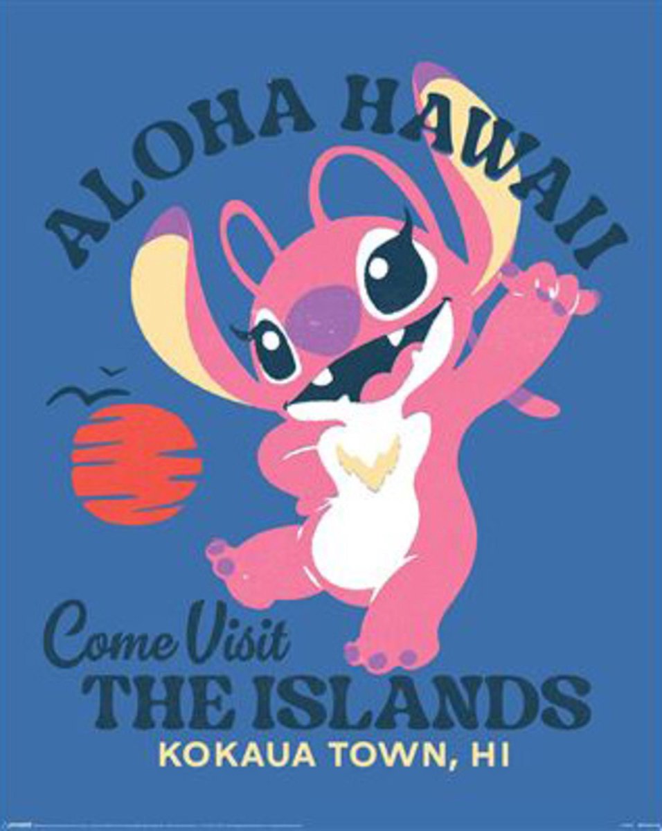 Pyramid Poster Stitch - Angel Aloha 40x50cm Divers