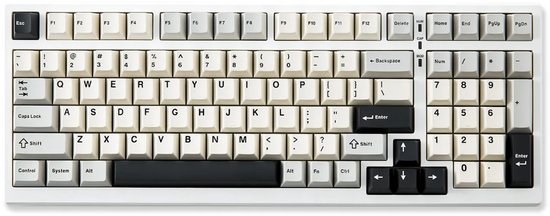 Yunzii - YZ98 - White - Mechanisch Draadloos Toetsenbord - 98% - Qwerty - Gaming Keyboard - RGB Lichten - Cacao Cream V2 Switches