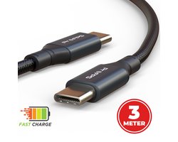 ProFPS USB-C naar USB-C Kabel 3M – Voor PlayStation 5 (PS5) – 240W – 20Gbps