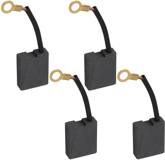 2Pairs Haakse Slijper Koolborstels 6x16x20mm Geschikt voor Einhell E-WS