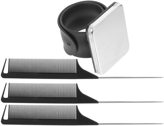 1 Set de peignes de Tuning, tresses, bracelet en gel, oreiller à épingles, fournitures de salon de coiffure, oreiller à épingles à cheveux , bracelet, barrettes à cheveux, épingles à Sewing , barrettes à cheveux, aimant noir