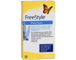 FreeStyle Precision Teststrips 50 stuks – Betrouwbare en nauwkeurige glucosemeting