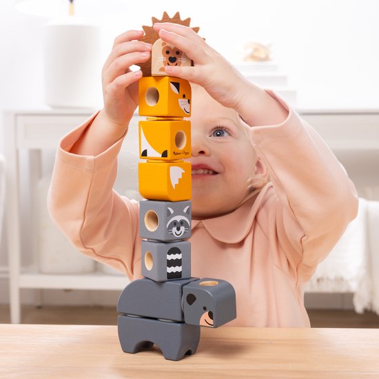 Melissa & Doug - Blockables™ Bosvrienden - 360° bouwen van Merkloos — afbeelding 3