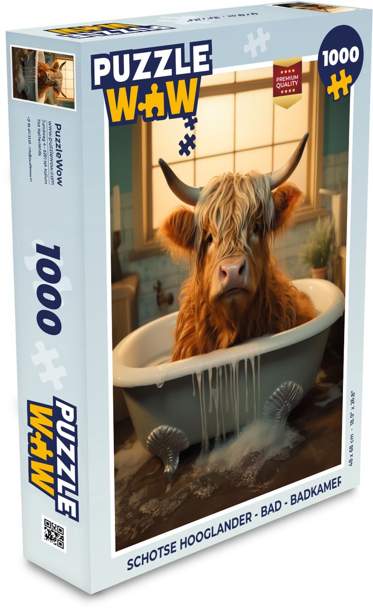 Schotse hooglander - Bad - Badkamer