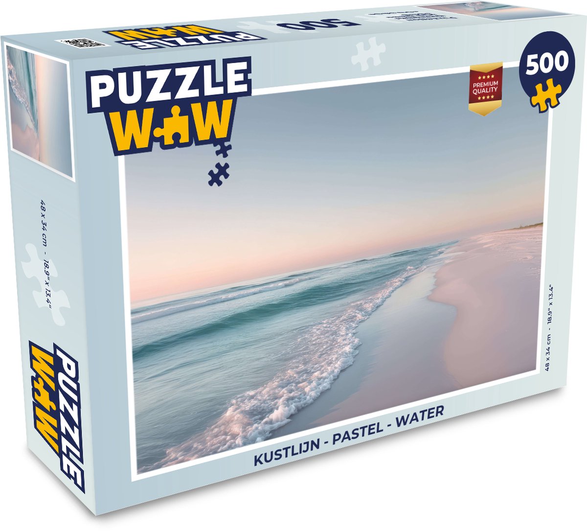 Kustlijn - Pastel - water