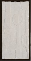 Wanddecoratie Devin Naturel - Wool Hanging 40 x 80 cm - Luxe Wanddecoratie van Wol