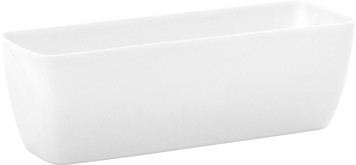 Bloembak Balkonbak Verve 30x15x13,5cm WIT Nicoli