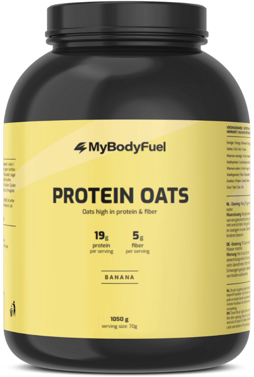 MyBodyFuel - Protein Oats - Eiwit Havermout - Overnight Oats -Banaan - 1050 g