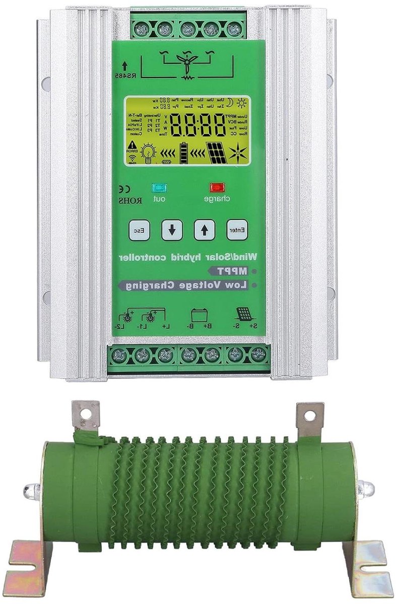 JHubers Goods - Wind Solar Hybrid Controller voor Zuur Lithium, MPPT Boost Laadregelaar