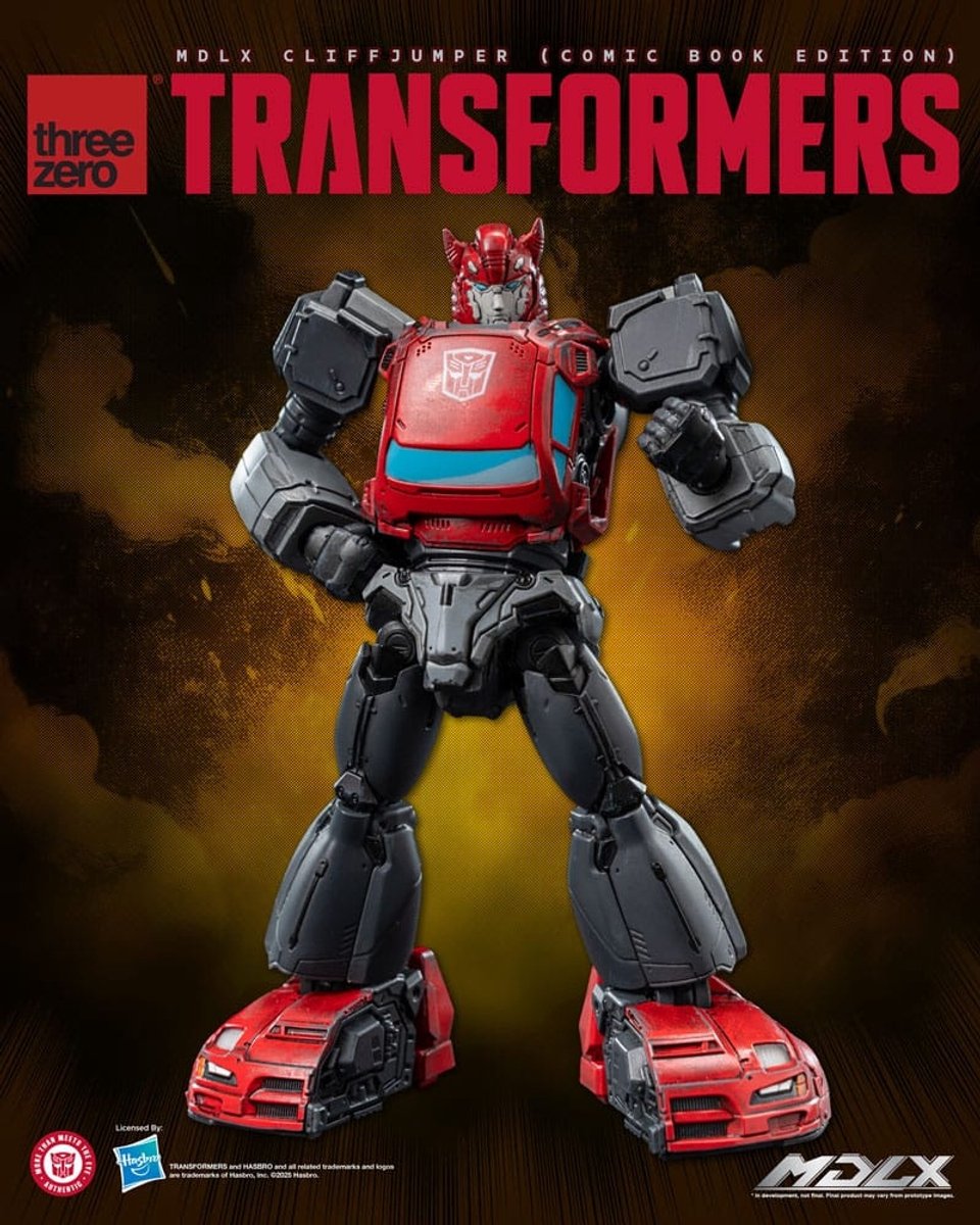 ThreeZero Transformers MDLX Action Figure Cliffjumper (Comic Book Edition) 12 cm Action Figuur
