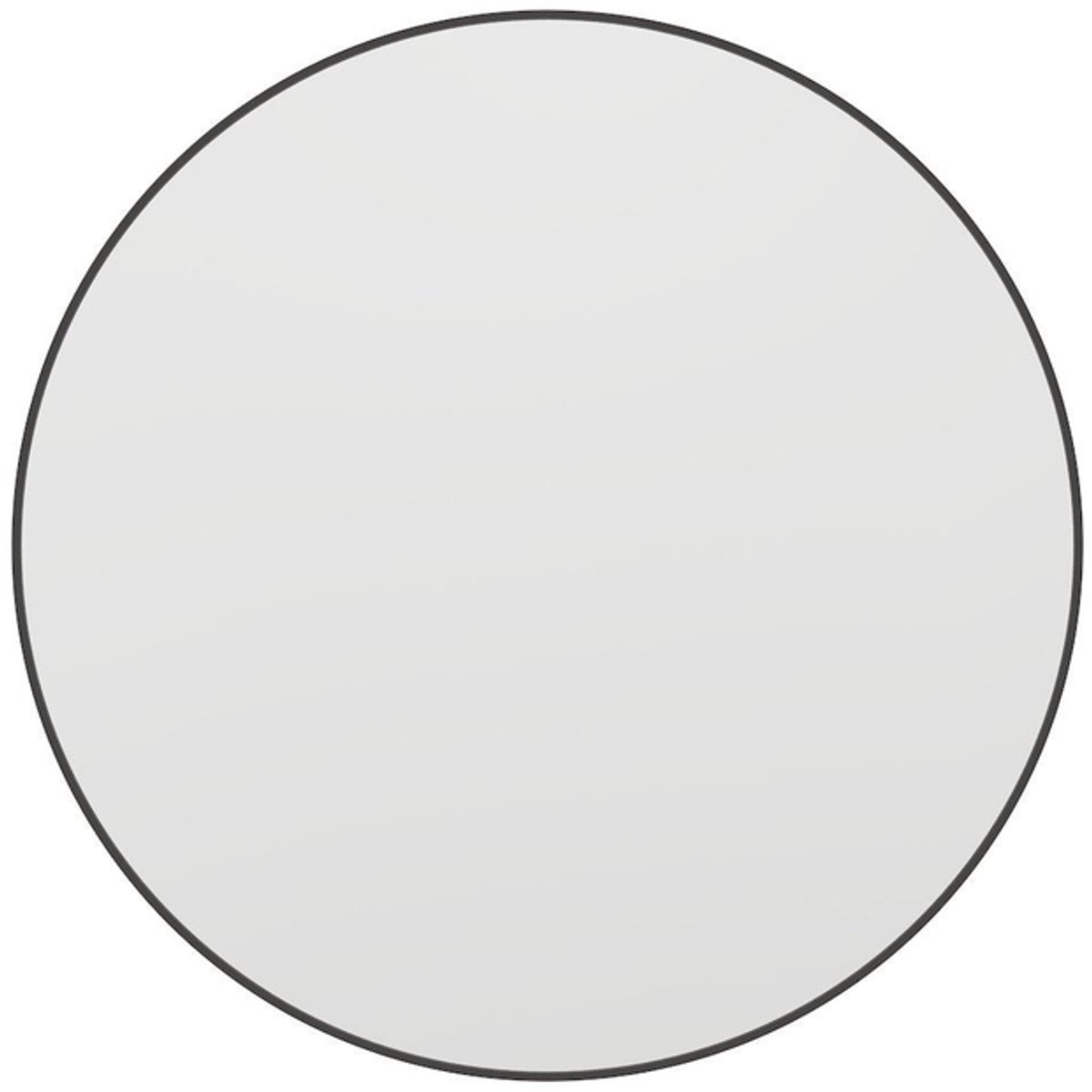 Haceka Deco spiegel - 80x80cm - rond - mat zwart