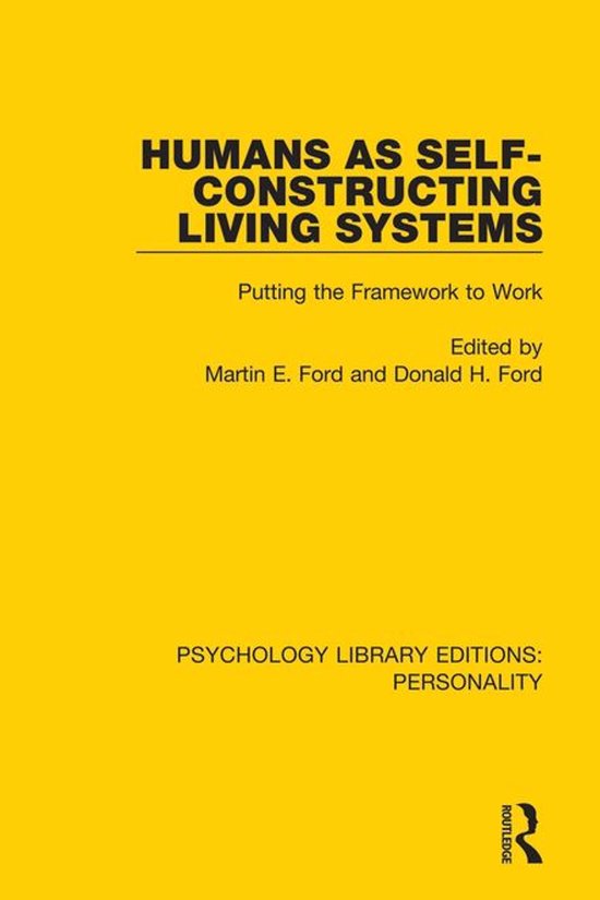 Psychology Library Editions: Personality - Humans as Self-Co ... - cover