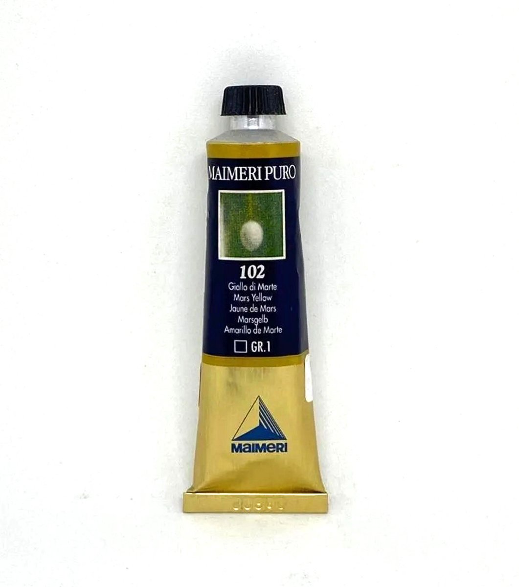 Maimeri - Puro Olio- olieverf 40 ml - Giallo di Marte 102