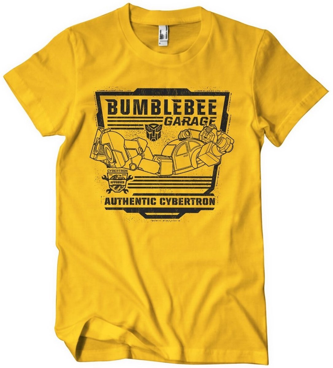 Transformers Bumblebee Garage -T-shirt goud