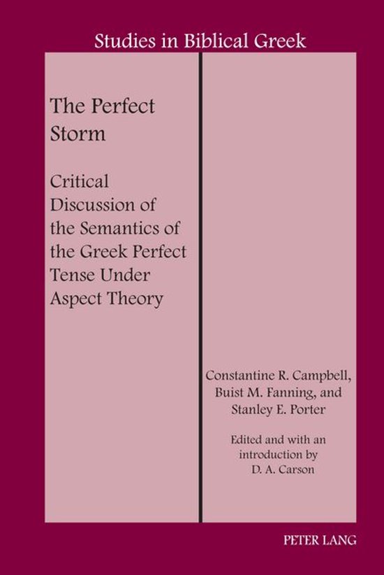 Studies in Biblical Greek 21 - The Perfect Storm - cover