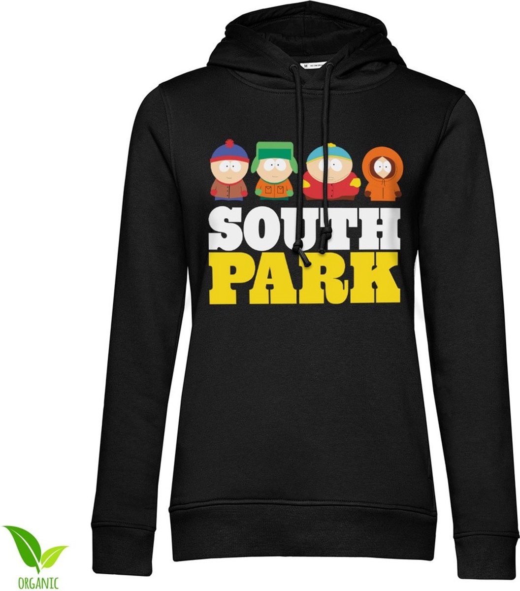 South Park Hoodie voor meisjes, dames, zwart