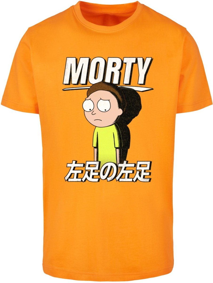 Merchcode Rick And Morty - Sad Morty Heren T-shirt - M - Oranje