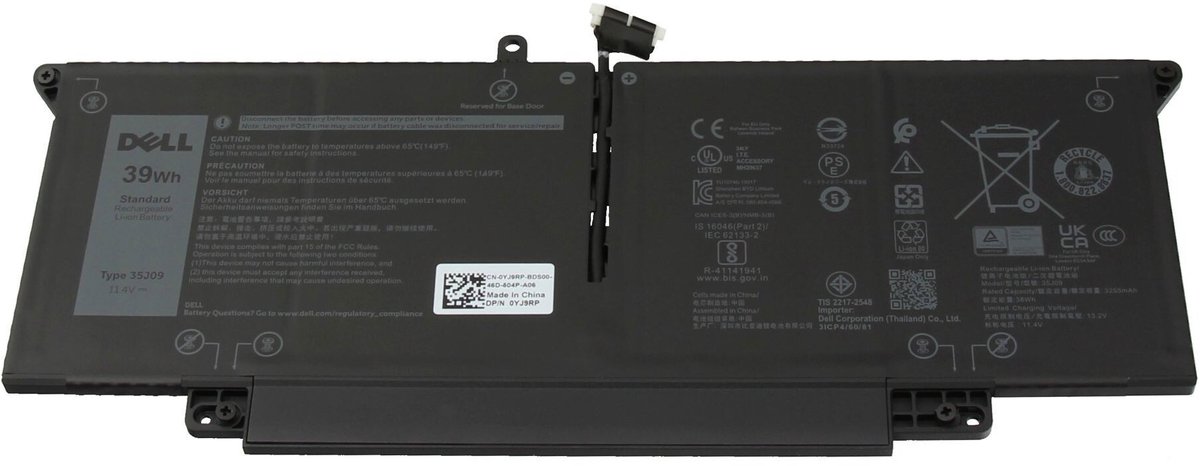 Dell 035J09 Batterij - 39Wh