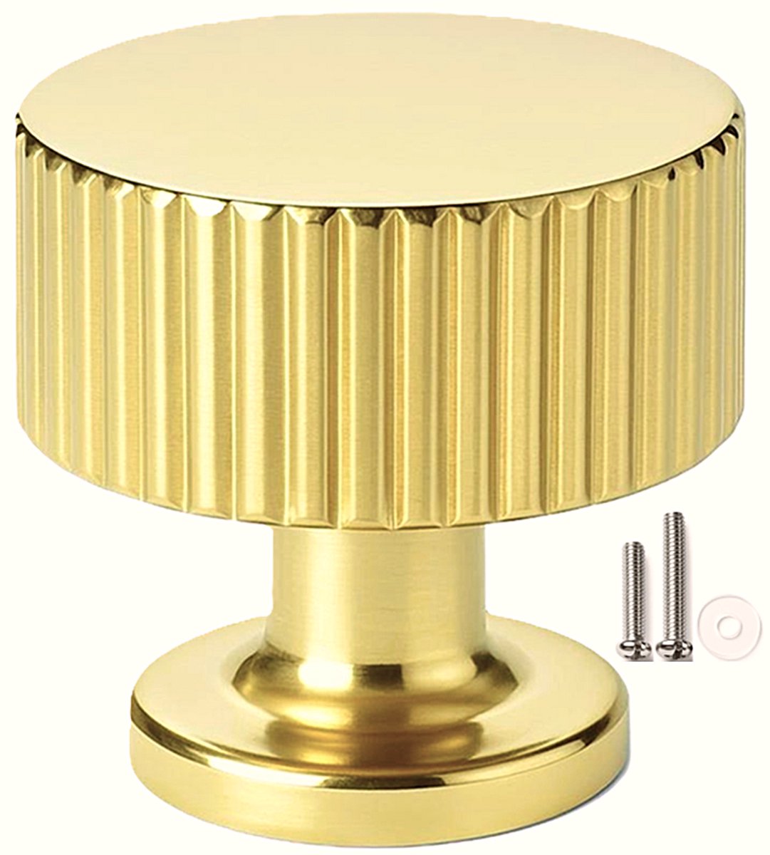 MSQDESIGN - Kastknop Goud (Metaal) - Kastknoppen Goud - Deurknopjes Goud voor kast - Deurknop Goud - Deurknopjes Goud - Handgreep Goud - Meubelknop Goud - Meubelknoppen Goud - Deurknopjes Goud - Deurknoppen Goud - Ladeknoppen voor deurtjes