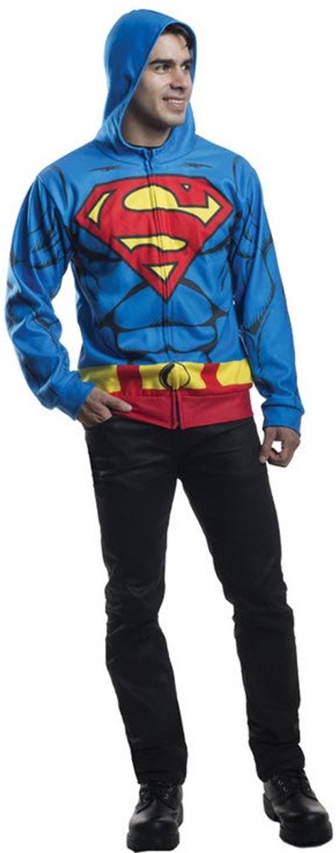 Superman Hoodie Volwassenen Mannen Blauw Bekende personages Maat XS/S