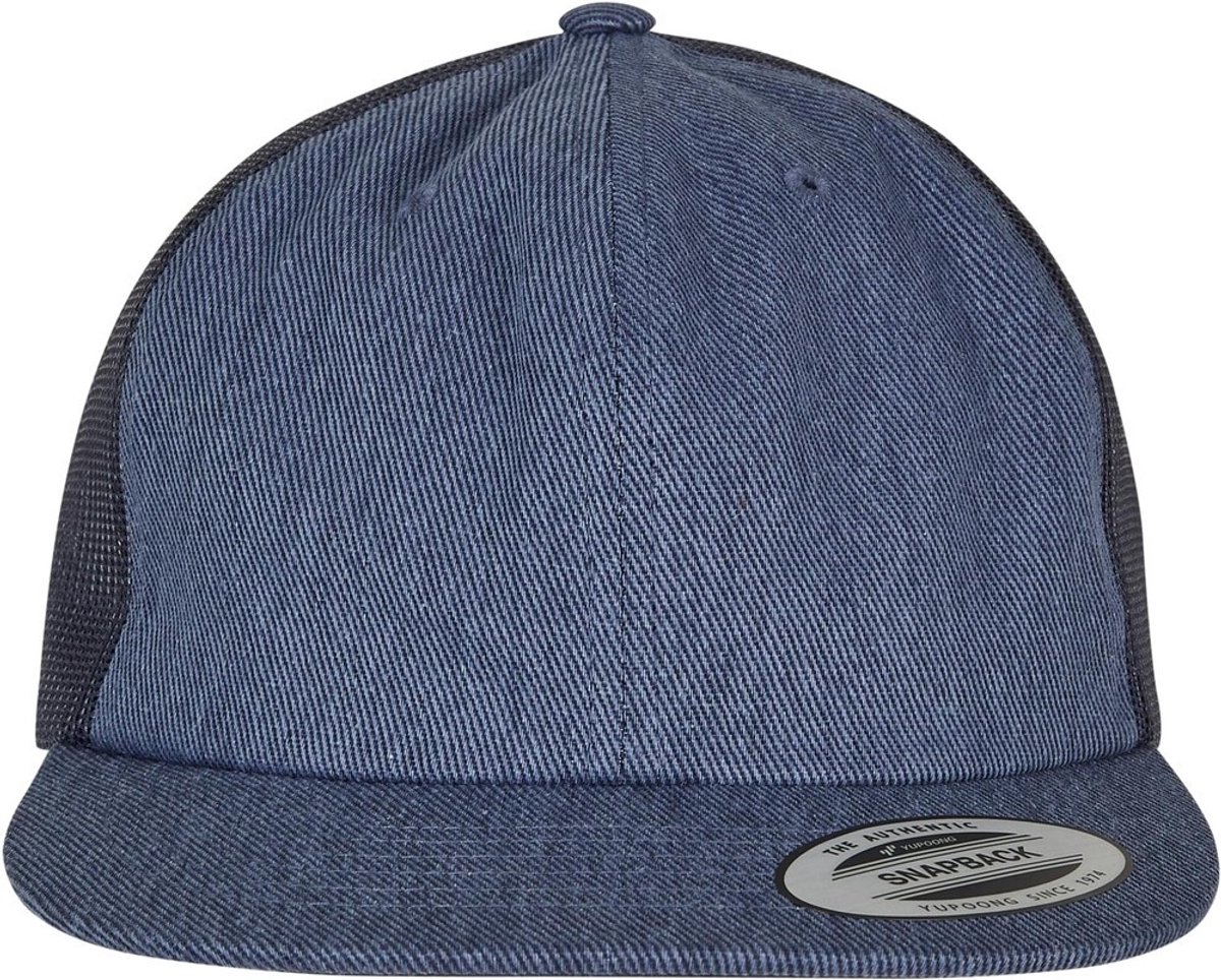 Flexfit - Denim Trucker Snapback Pet - Blauw