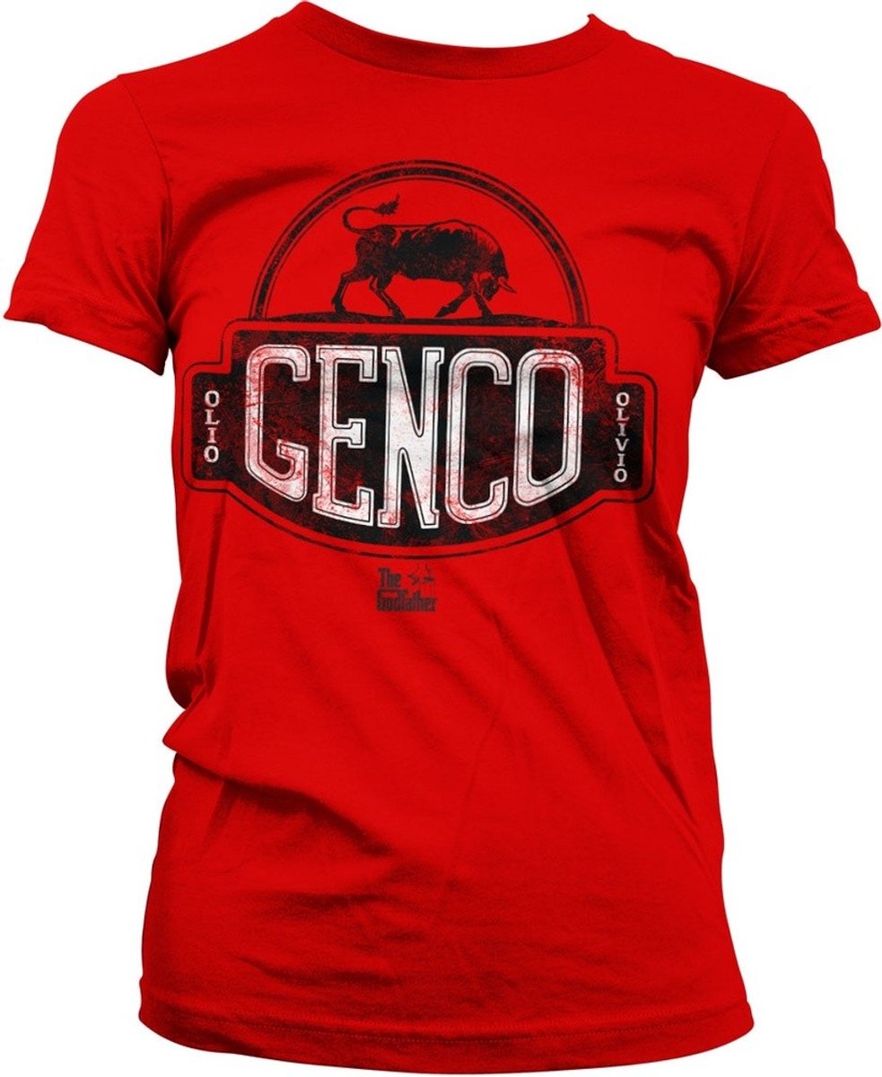 The Godfather Genco Olive Oil Girly Tee Damen T-Shirt Red-L