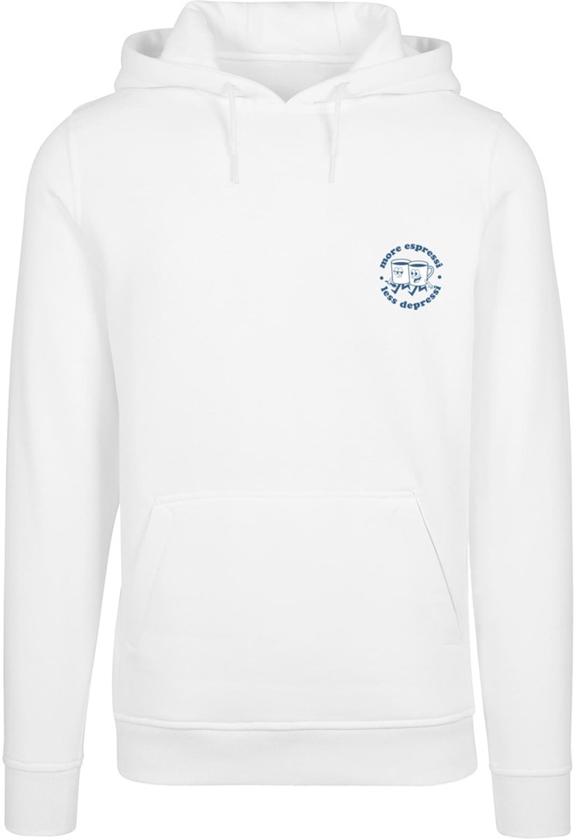 Mister Tee More Espressi Hoodie/trui S Wit