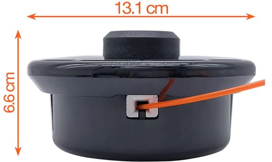 M10x1.25 Draadkoppen Trimmerkop Dubbele draadspoelkop Nylon draadkop voor benzine bosmaaier grasmaaier van Merkloos	 — afbeelding 3