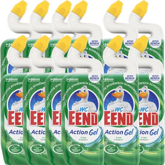 WC Eend Action Gel Pine Forest - Toiletreiniger - 12 x 750 ml ...