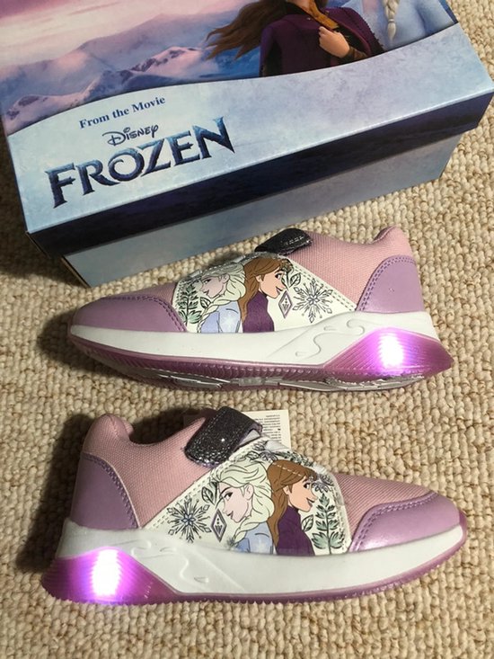 Leomil - Frozen - Baskets lumineuses pour filles - Chaussures Enfants - Pointure 30