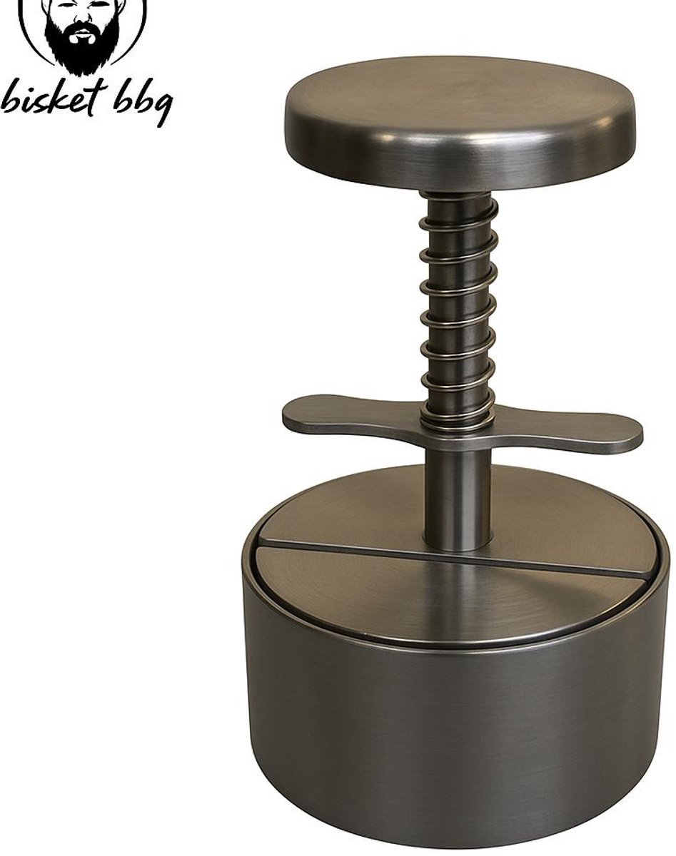 Brisket BBQ® Hamburger pers, hamburger press, slagers hamburger pers, Hamburger maker, Hamburgerpers klein