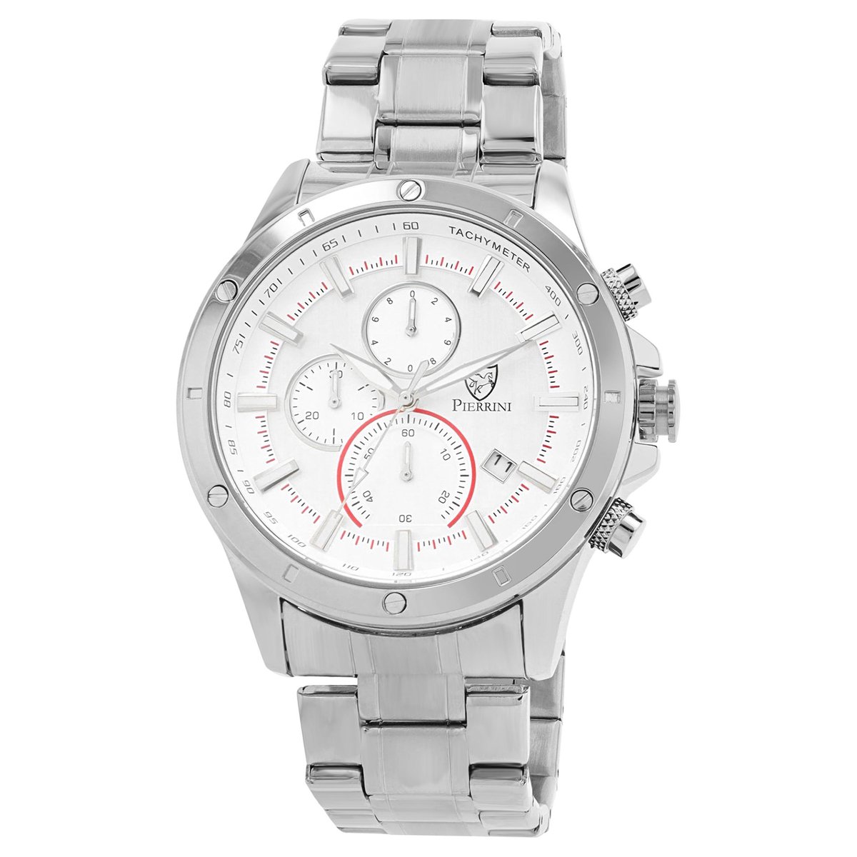 Pierrini - Heren Horloge 2800122 - Zilver