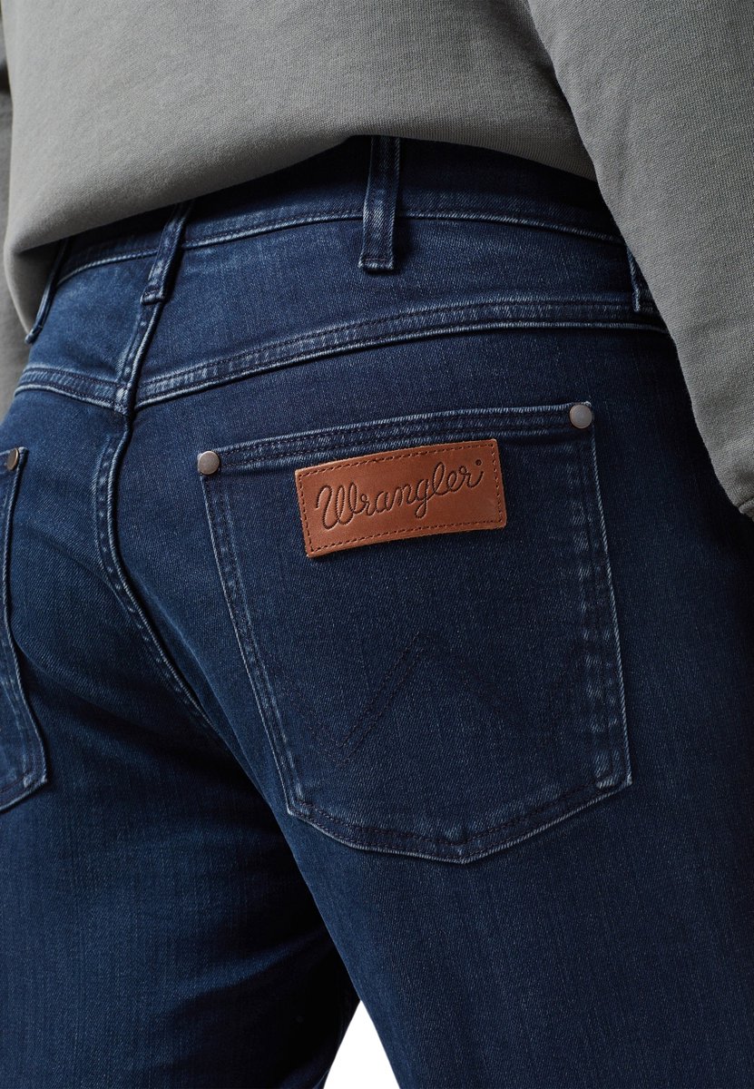 Wrangler Heren Jeans Broeken GREENSBORO regular/straight Fit 30W 32L Volwassenen Wild Horse 112350742