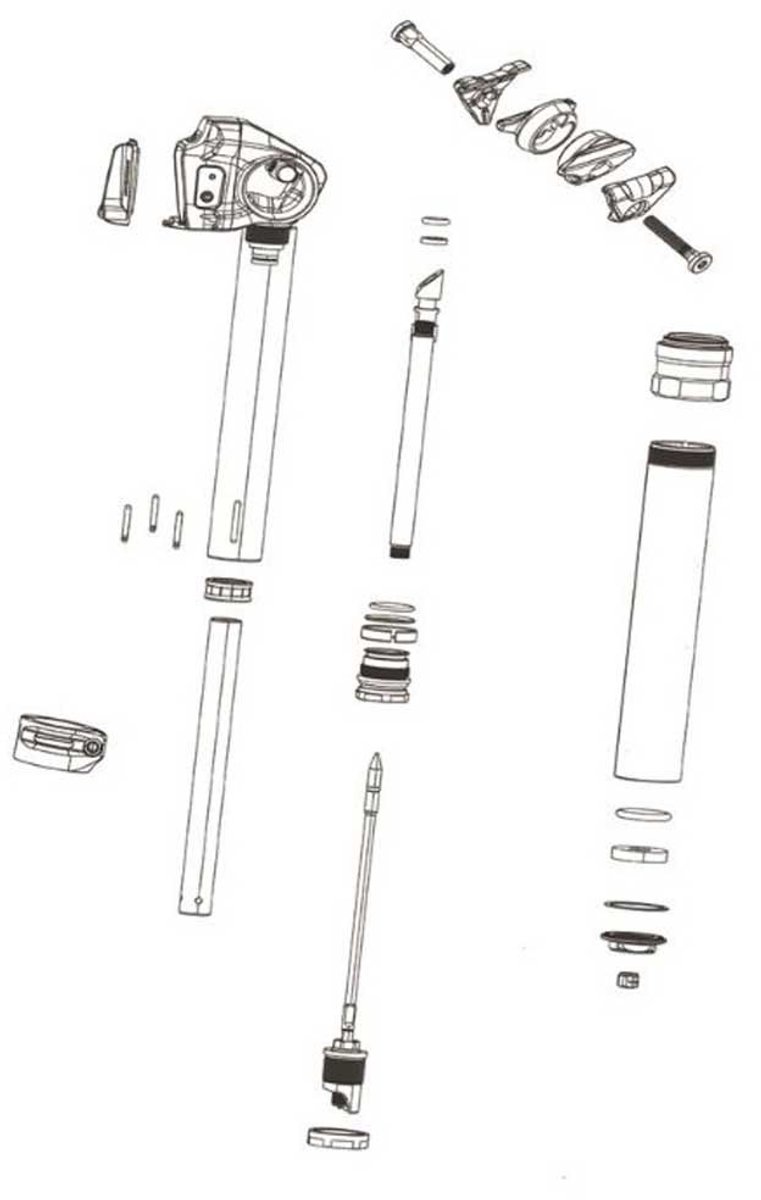 Cilinder afstandhouder kit Sram T.1 Rs Reverb Xplr Axs (12)