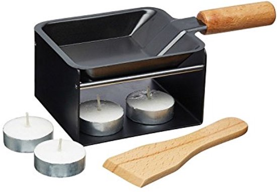 Raclette Quattro Zwart Boska | Kaasraclette - Kookwinkel Kitchen&More