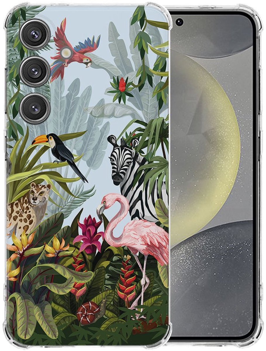Samsung Galaxy S25 Hoesje - Jungle TPU Antishock