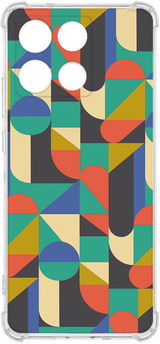 TPU Telefoonhoesje Motorola Moto G56 - Funky Retro backcover