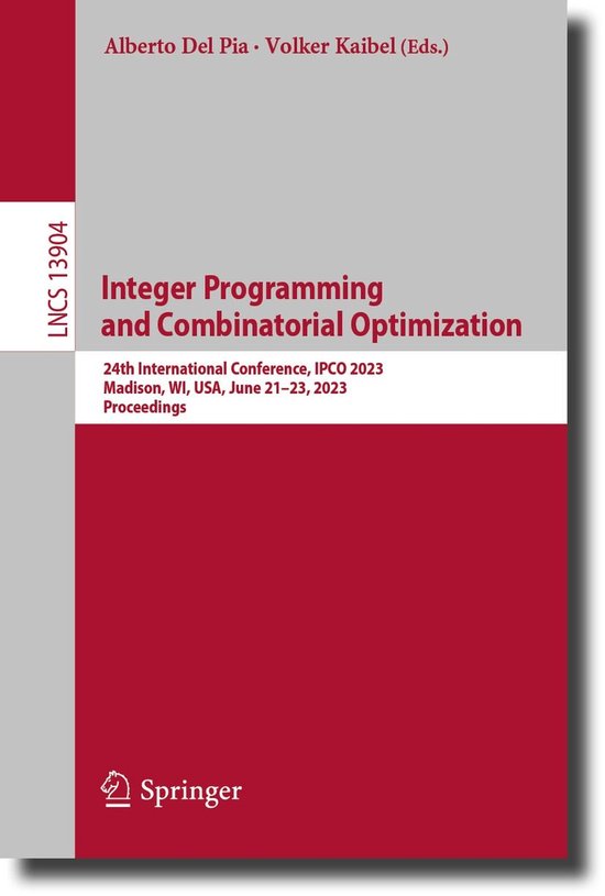Springer Nature Proceedings Computer Science - Integer Progr ... - cover