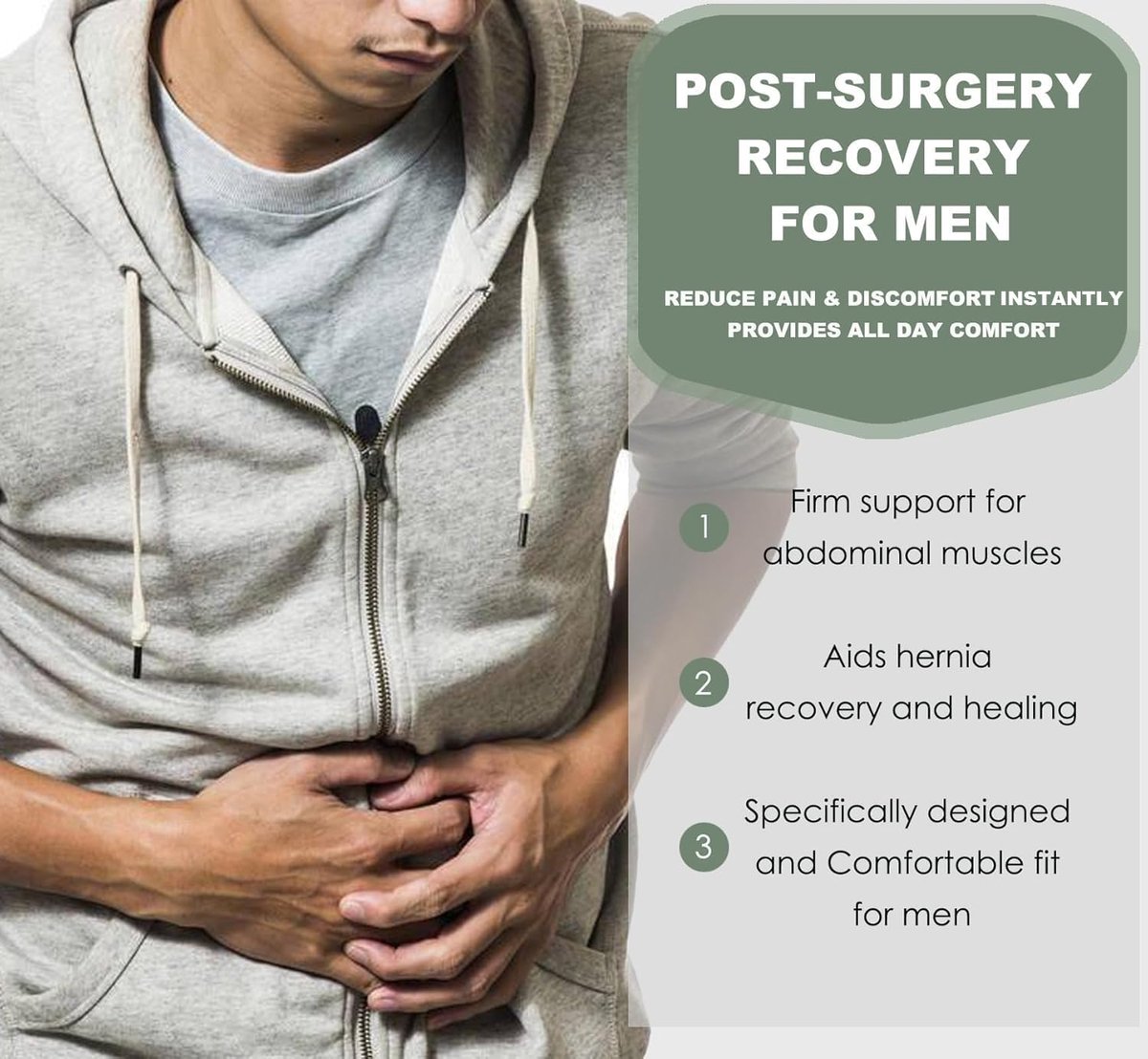Postpartum Zwangerschapsband - Postpartum Buikband - Postpartum Support Belt - Breathable Belly Wrap - Buikband Zwangerschap - Buikbraces - Korset - Nierwarmer - Herstelgordel - Onderrug ondersteuning - voor vrouwen - Maat S/M - Grijs – foto 4